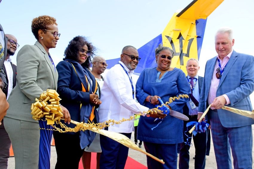 interCaribbean Unveils Its “Spirit Of Barbados” Branded Aircraft